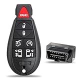 Vurkcy Key Fob Replacement for 2008-2016 Chrysler Town Country & Dodge Grand Caravan Car Keyless Entry Remote Control, M3N5WY783X IYZ-C01C, 7 Buttons