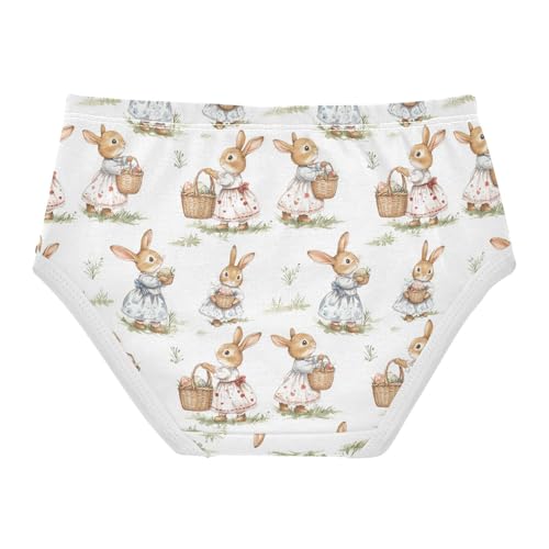Girls Underwear Soft Cotton Easter Rabbit Kids Panties in Sizes 2/3t, 4t, 5t, 6 and 82