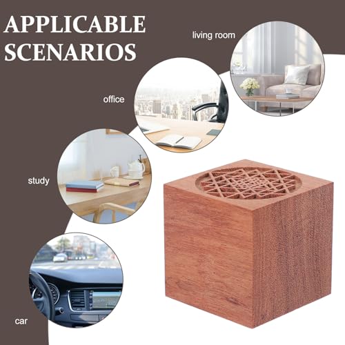 Difusor aromático eléctrico de madera Uonlytech cube miniatura 6