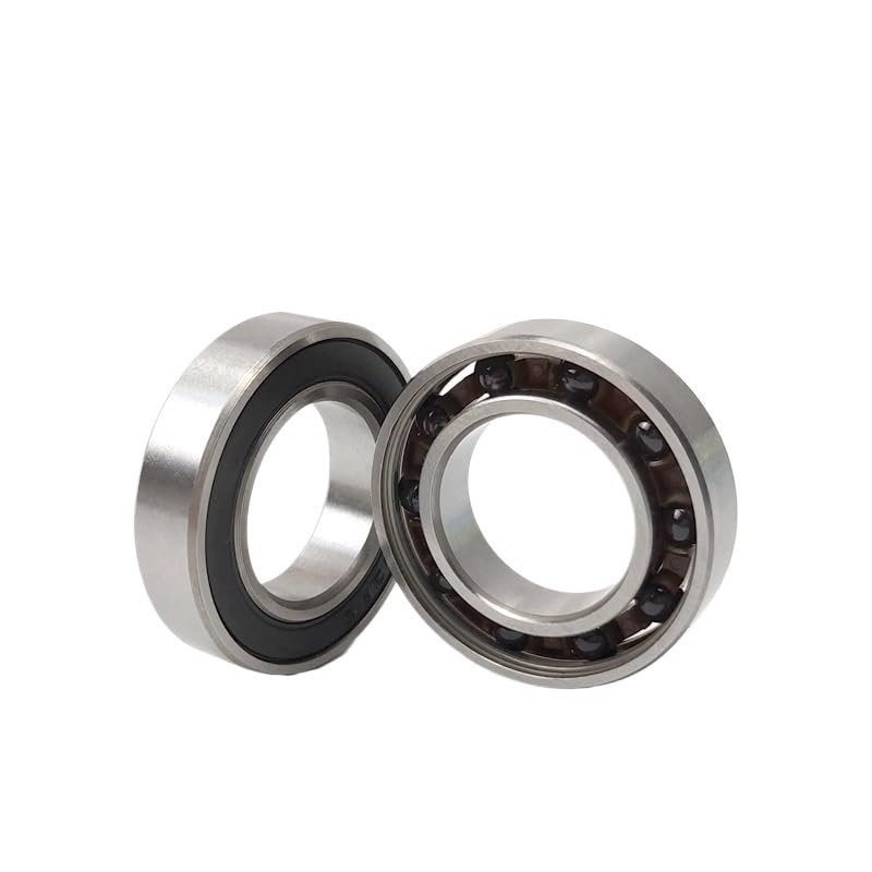 Bearing Steel Silicon Nitride Ceramic Ball Bearings 6900 6901 6902 6903 6800 6801 6802 15267 2RS Self-lubricating Insulation(6802 15x24x5mm)
