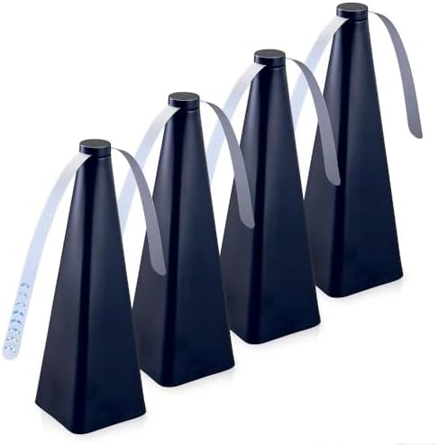 Treva Bug Fan Fly Deterrent with Holographic Blades to Clear Bugs, Mosquitoes, and Flies, Battery Powered Fly Fan 4 Pack