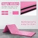 Gymnastics Mat 4x10x2 Tumbling Mat Gym Mat 4 Foldding Mat Gymnastic Indoor/Outdoor Mat 2 Inches Thick PU Leather Exercise Mat For Tumbling Stretching Yoga Arts Mat Home Gym Mat Yoga Mat