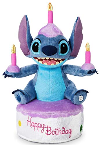Disney Parks Stitch Birthday Cake Plush - Light-Up