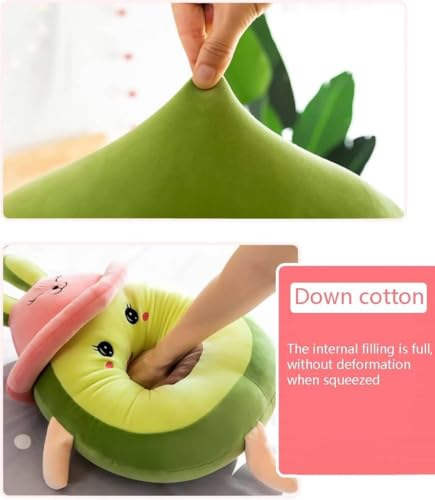 Image of Super Soft Avocado Cushion Stuffed Toy Cute Plush Animal Soft Toy for Kids (Avocado 35cm)