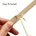 IMIKEYA 10 Pcs Hand Helicopter Wooden Flying - DIY Dragonfly Propellers for Outdoor Fun