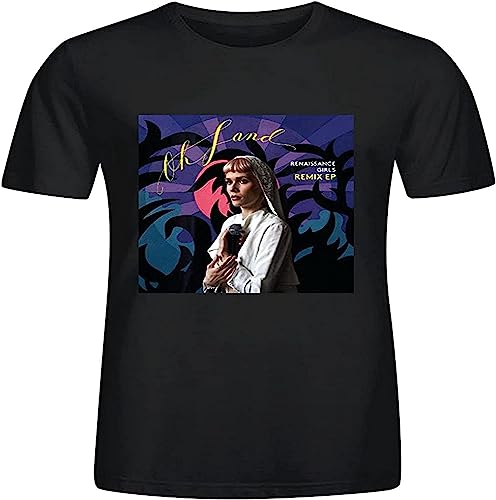 Photo de Oh Land Renaissance Girls Black Tee Shirts for Men T-Shirts à Manches Courtes(X-Large)