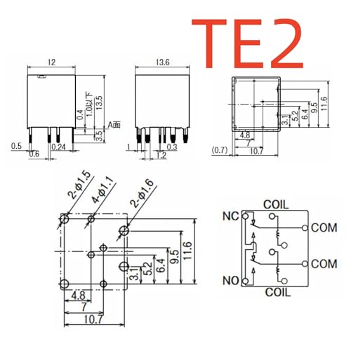 Relais G8TE-2C-A0 pour restaurer le contrôle des circuits électriques 12V - 2