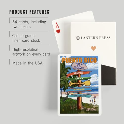 Baraja de poker Isla del Encanto Puerto Rico 52 cartas miniatura 3