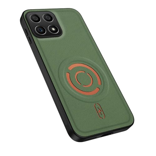 MTRIEBA Magnetic Phone Case for Honor X6C/Honor X6b 4G/Honor X6a, Green
