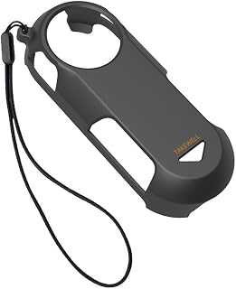 Cubierta Protectora TAKEWELL para Garmin Varia RTL515 (Cubierta + Cordón), Pesos Solo 7.6 g, Diseño ultradelgado Permite señales GPS Suaves, disipación de Calor efectiva. Negro, 1 uds.