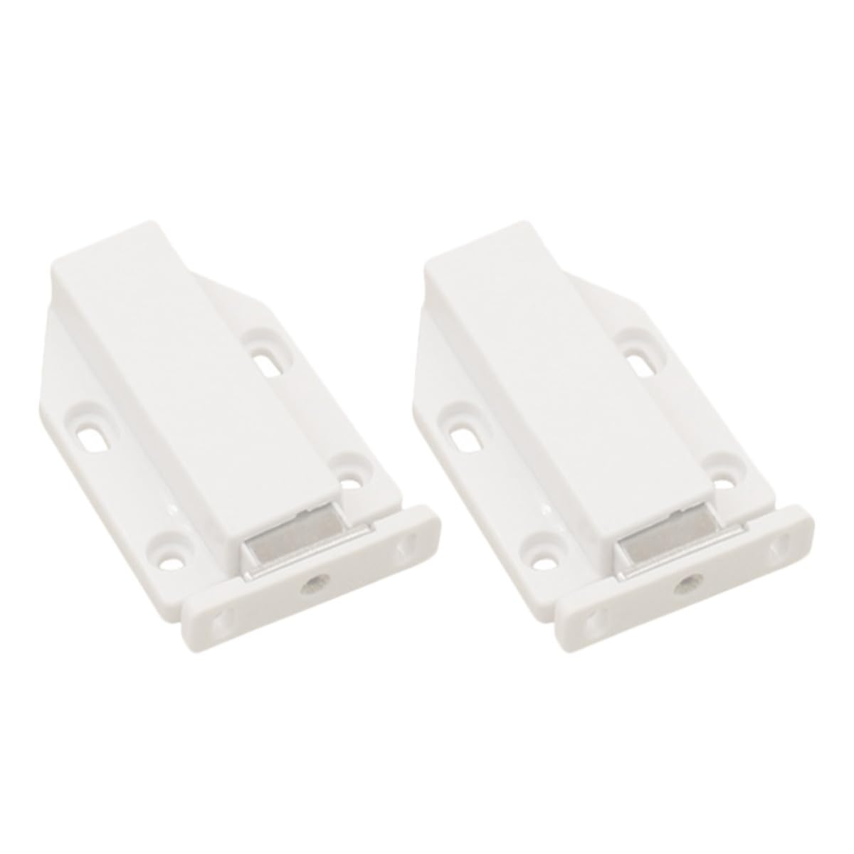 Pestillo magnético push to open de acero inoxidable para armarios de cocina, 2 piezas