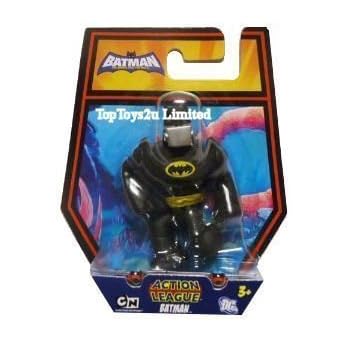 DC Batman Brave and the Bold Action League Mini Figure Batman with Silver Gas Mask