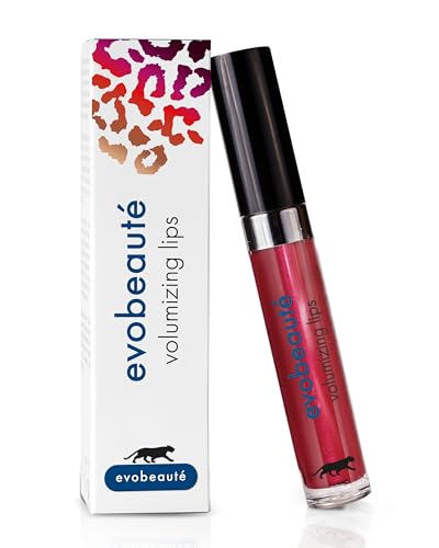 EVOBEAUTÉ evolips Volumizing Lips angel food 5 ml I Fluido para labios con efecto volumen, colorido I Gloss hidratante para cuidado de labios