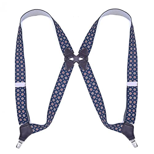 Ppmter Modieuze bretels bretels voor mannen zijclip stijl 3,5 cm breed zwaar belastbaar verstelbare elastische heupclip broekbretels voor mannen vrouwen - Afbeelding 4