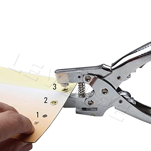 Alicate 2 Em 1 Aplica Ilhós E Vazador + Kit 400 Ilhós Color