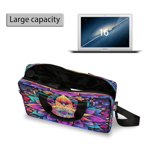 Bolsa laptop Mandala Bohemia 15.6 pulgadas colorida miniatura 5