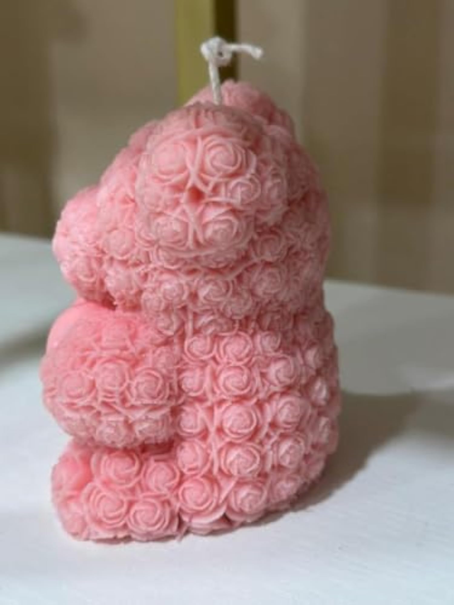Teddy Bear Heart Candle Decorative Gift