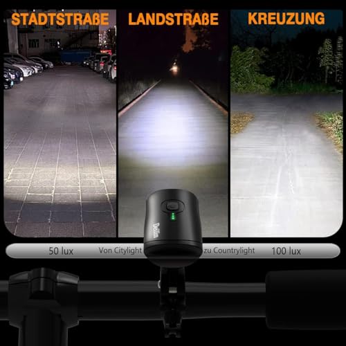 Fahrradbeleuchtung Deilin LED Set mit StVZO Zulassung