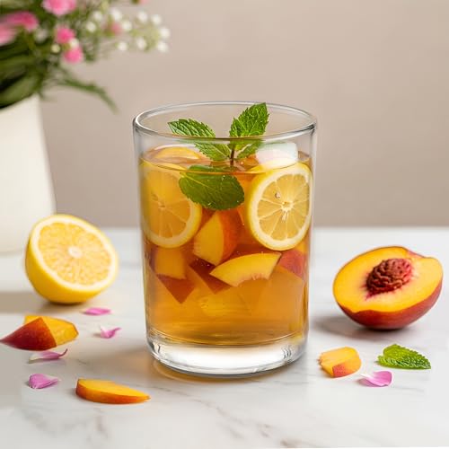 Image of CELLO Liberty Glass Set of 6 Pcs 210ml, Transparent | Freezer & Fridge Safe, Leadfree Dishwasher Safe Toughened Crystal Clear Glasses Set For Drinking Water Juice Milk Cocktail Mocktail Coldrinks Soda