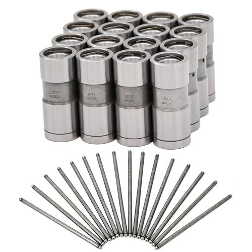 Complete Hydraulic Flat Tappet Lifters & 7.800" Pushrods Kit for Small Block Chevy Engines - Fits SBC 400, 383, 350, 327, 305, 283, 401 - High-Performance Valve Train Upgrade