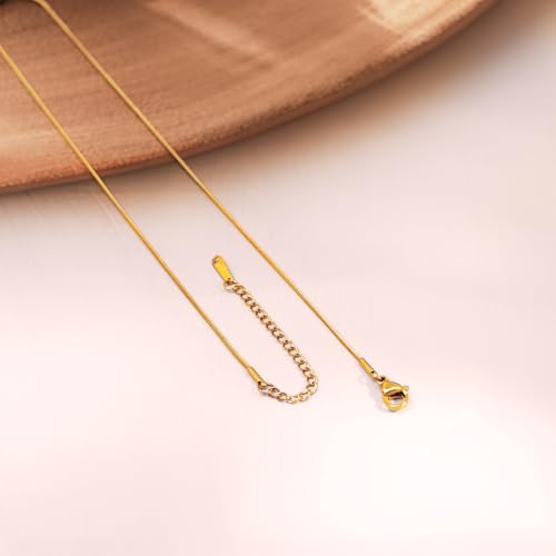 Image of Rubans Demi Fine Stainless Steel Pendant Chain Daily Gift for Women & Girls