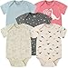 MEYSAHO Baby Newborn Layette 10-Piece Set Cotton Bodysuits Short Sleeve Pants Sets Star Plane Printed for Baby Boys Girls Toddler Unisex Baby Gift Sets for 9 12 Months