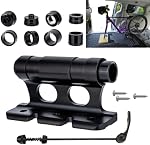 Bike Fork Mount Block – Aluminum Alloy Bicycle Front Fork, Quick Release Design for Truck/Trailer/Bike Racks, Securely Holds Flat Surface for Safe Transportation – Heat-Treated Aluminum