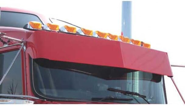 Technical Precision Replacement for Kenworth W900L Year 2018 10.5 INCH Aluminum Drop Visor