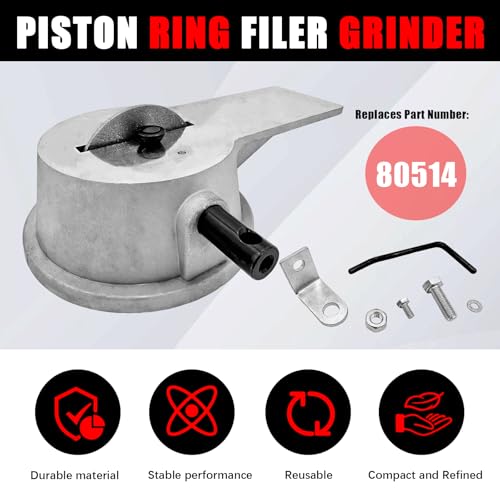Lime à segments de piston manuelle avec roue en carbure 120 grit pour ajustement sans bavure - 4