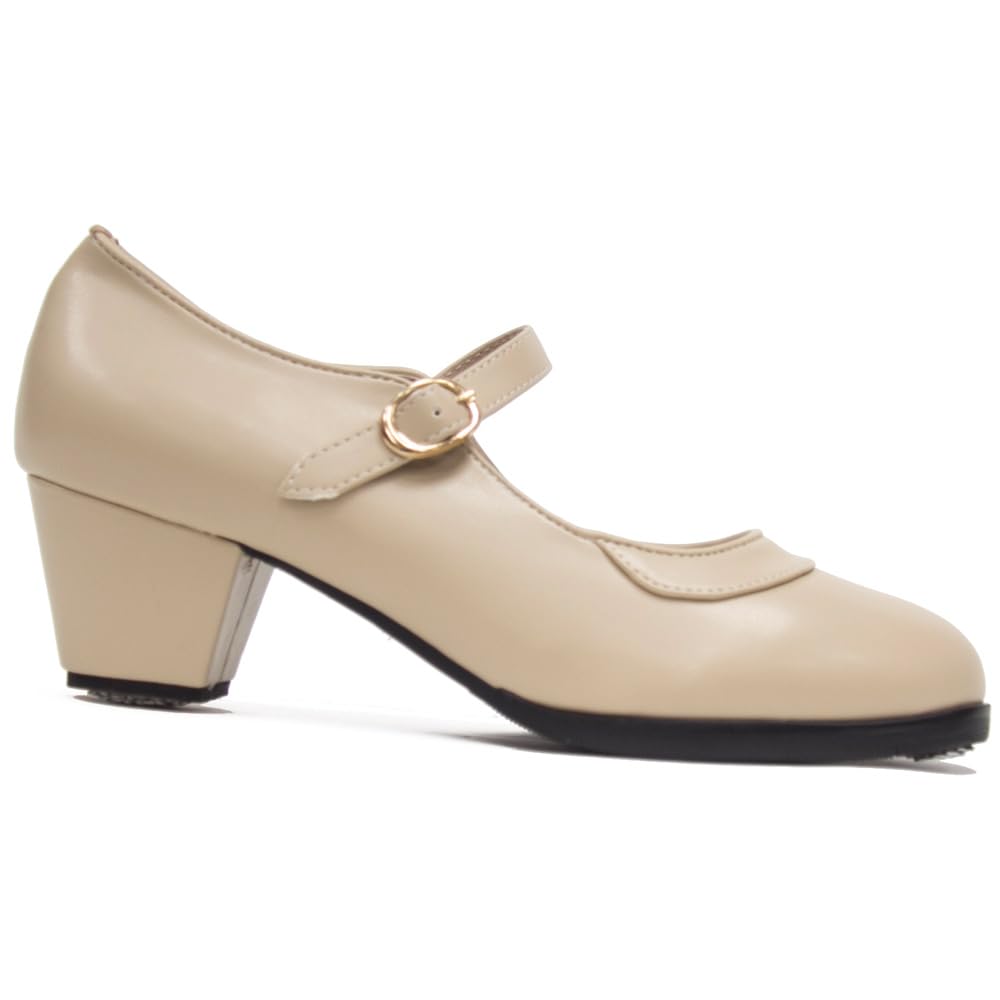 Zapatos de Baile Flamenco Doble Suela con tacón Cubano — view 7