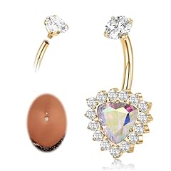 Gold+Aurora Borealis CZ