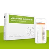Lebensmittel-Reaktionstest von CERASCREEN – Allergien und Unverträglichkeiten von 42 verschiedenen Lebensmitteln testen | Weizen, Milch, Nuss | Professionelles Labor I Detaillierter Ergebnisbericht