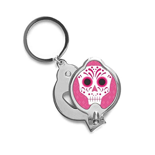 Coupe-ongles crâne rose Mexique aux finitions soignées par DIYthinker