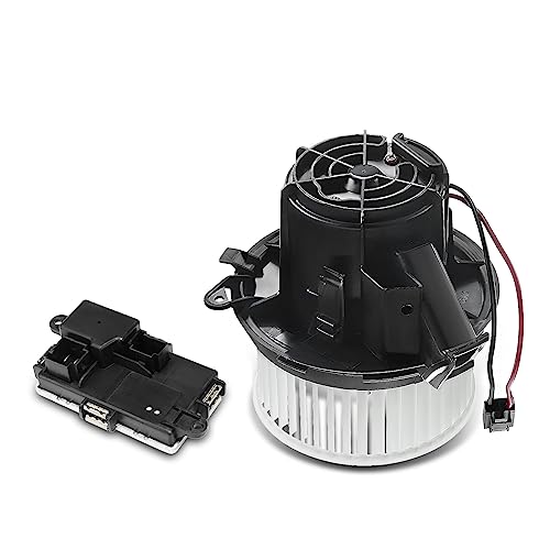 A-Premium Front HVAC Heater Blower Motor and Resistor Assembly Compatible with Mercedes-Benz Vehicles - C250 C300 C350 C63 AMG CLS400 CLS550 CLS63 AMG E250 E350 E400 E550 E63 AMG GLK250 GLK350 & More