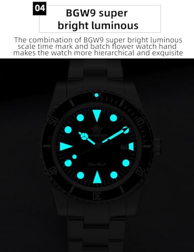 Image of ADDIESDIVE Stainless Steel Pro Diver Watch Analog Quartz Watches AD2068 Luxury Wristwatch 39mm Ceramic Bezel BGW9 Luminous Watches K1 Glass Bubble Mirror Watch