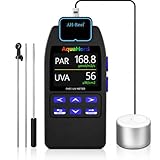 AH-Reef PAR Meter,Test PPFD,UVA w/m²,Waterproof Sensor,Show R,G,B% in Aquarium Light.Record PAR | UVA Distribution