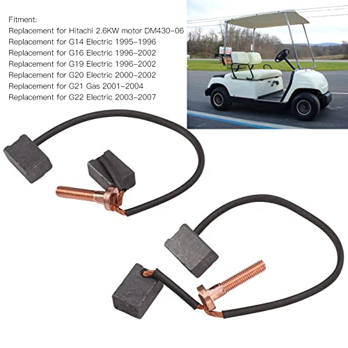 Conjunto de escova de motor de carro clube, 2 peças suporte de escova de motor de carro clube com mo