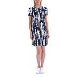 ELLEN TRACY Ladies' Pima Cotton Dress (Mood Ind Tie Dye, Medium)