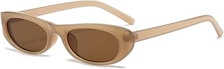 Retro Schmale Katzenauge Sonnenbrille Fashion Sunglasses für Damen Herren Schwarz