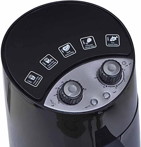 wilko Air Fryer 2.5L, Air Fryer Uses Little or No Oil Cooking, Air Fryer with High Speed Air Circulation, H30.3 x W28.7 x D24.5cm