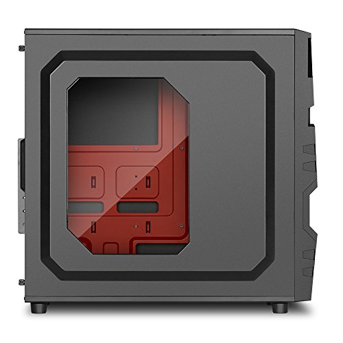 Build My PC, PC Builder, Sharkoon VG5-W Red