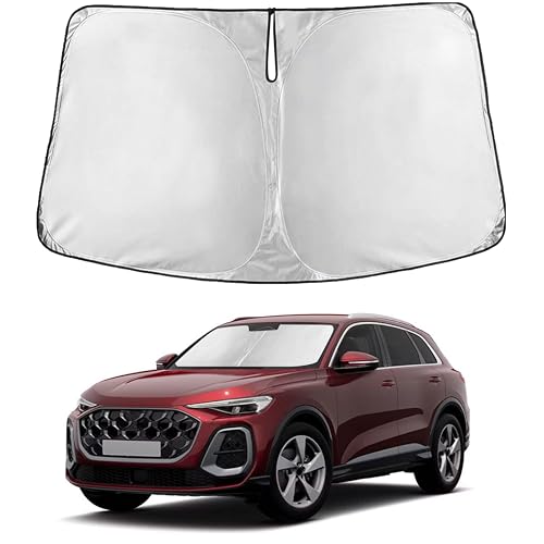 Image of EcoNour Windshield Sun Shade for Lexus NX 2015-2021 | Front Window Sunshade | Foldable Car Sun Protector | Blocks UV Rays & Keeps Interior Cooler