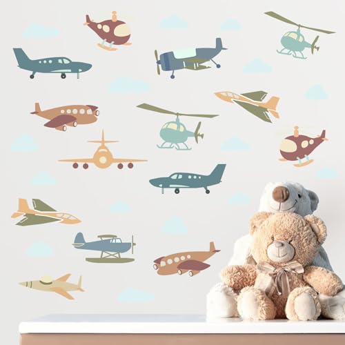Vinilos Decorativos Boho Airplane 2 Piezas 35x12 in miniatura 4