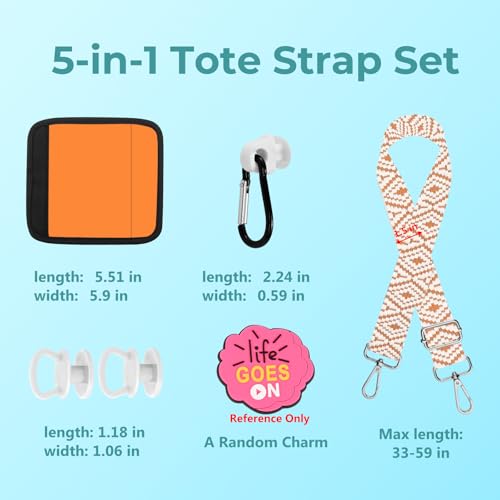 Image of Strap Wrap Clips Buttons Charm Accessories for Bogg Bag