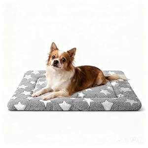 Dog Bed Mat, Reversible Crate Pads for Small/Medium/Large Dogs & Cats Sleeping, Portable & Soft, Dog Beds Crate Pad M(30″*20″*1.5″)
