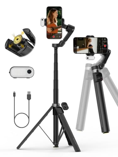 Image of AOCHUAN Smart V3 70.9” Gimbal Stabilizer for iPhone w/AI Tracking Module