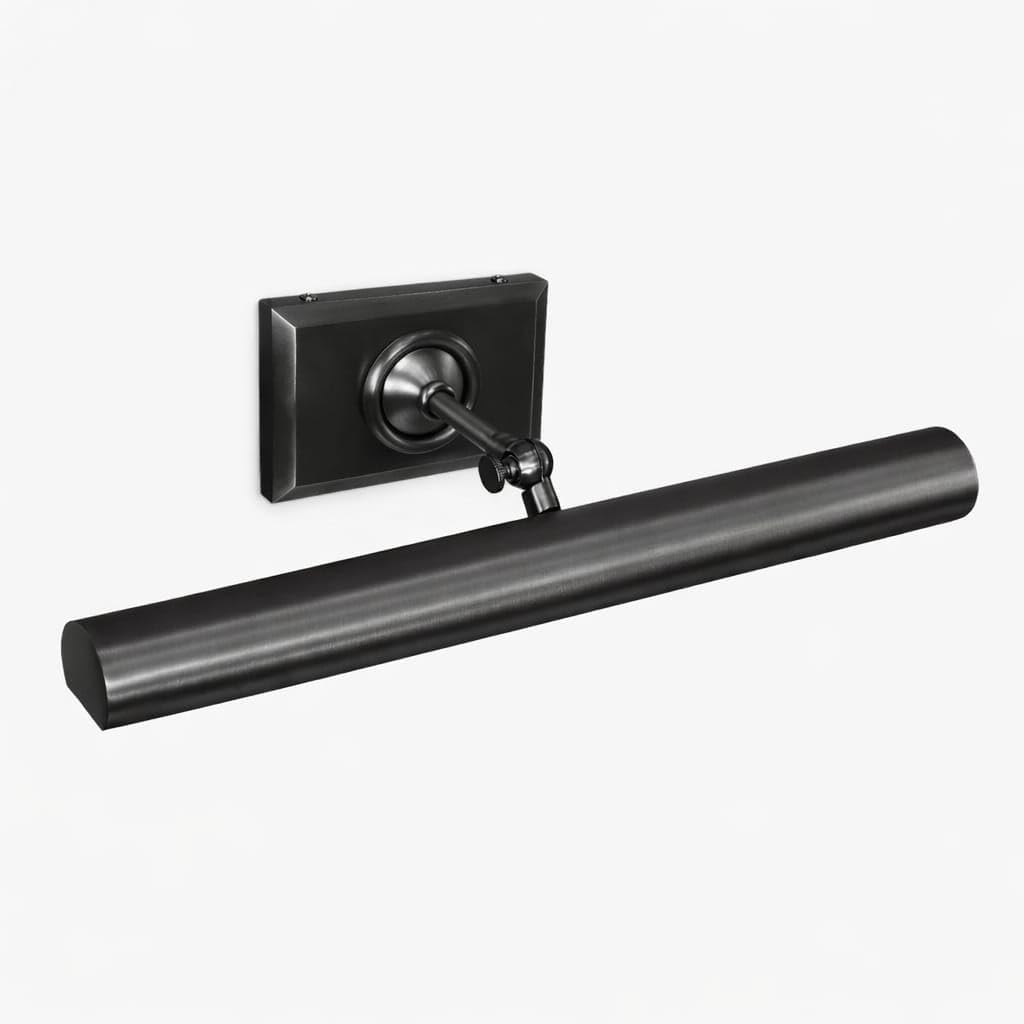 VARTH Antique Brass Picture Light for Wall Art – Vintage LED Wall Lamp for Paintings, Photo Frames & Artwork | Adjustable Arm Wall Sconce for Living Room, Lighting Decor (Raw Brass Finish 14 Inch)