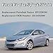 CarPartsDepot Front Engine Splash Shield Compatible with Hyundai 2014-2016 Elantra Engine Under Cover