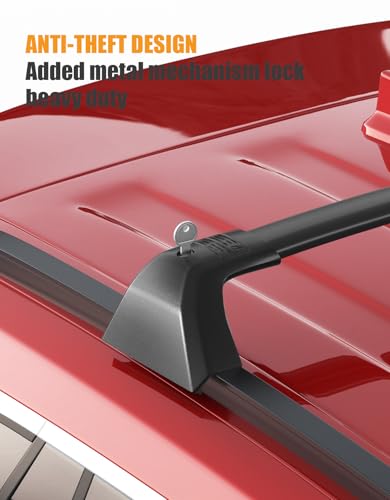 image for KINGGERI 260Lbs Lockable Roof Rack Cross Bars Compatible with Toyota C