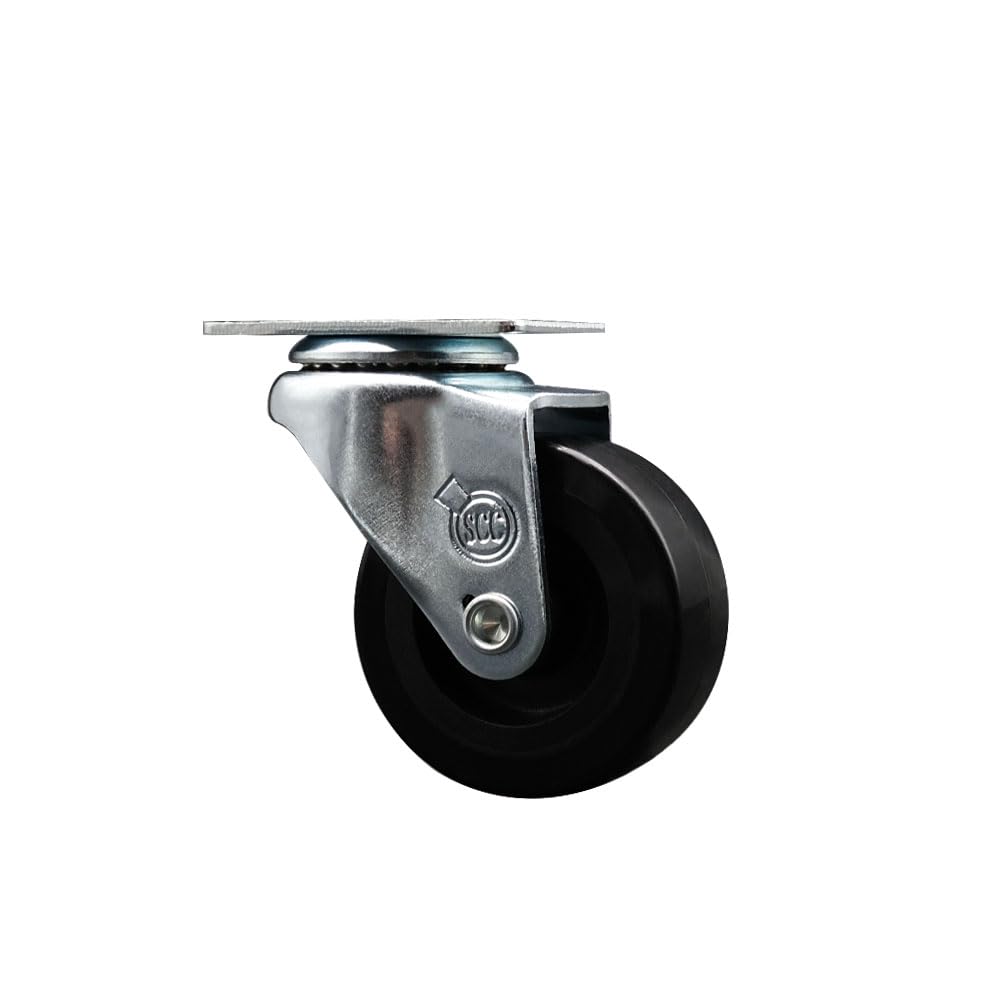 Service Caster Brand Replacement for Colson Caster 1.02266.52-2 Inch Swivel Polyolefin Caster Wheel with Top Plate - 90 lbs. Per Caster